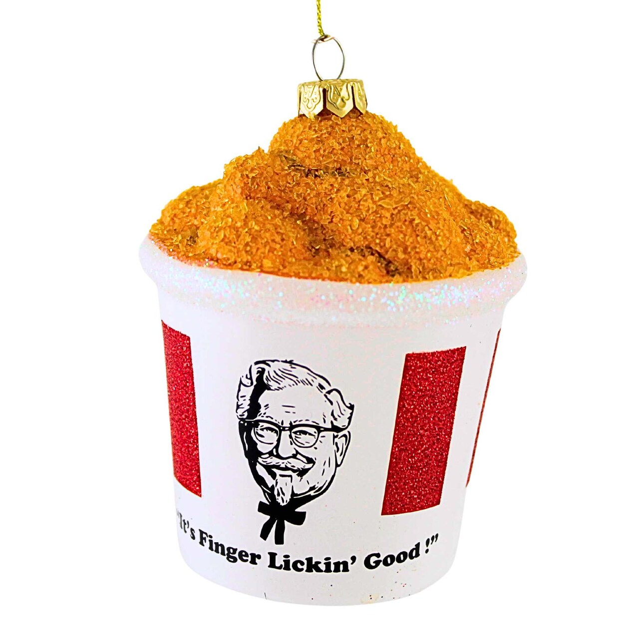 Cody Foster 3.75 In Bucket Of Chicken Christmas Tree Ornament , Christmas Decor Chicken Legs Crispy